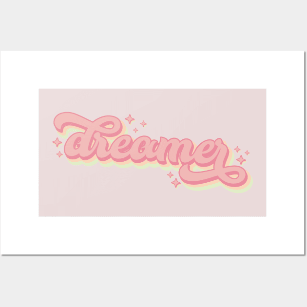 Dreamer | 70s Inspired | Hippie Wall Art by The Daydreamer's Workshop